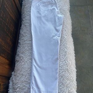 White Slim Fit Pants